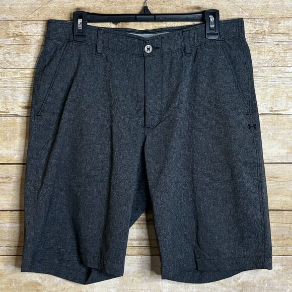 UNDER ARMOUR HEAT GEAR LOOSE FIT EVERYDAY GOLF FLAT FRONT PERFORMANCE SHORTS - Picture 1 of 4